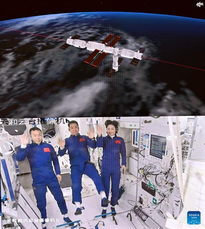 Wanaanga wa China kwenye Chombo cha Shenzhou No.14 waingia kwenye moduli ya msingi ya kituo cha anga ya juu