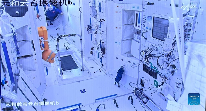Wanaanga wa China kwenye Chombo cha Shenzhou No.14 waingia kwenye moduli ya msingi ya kituo cha anga ya juu