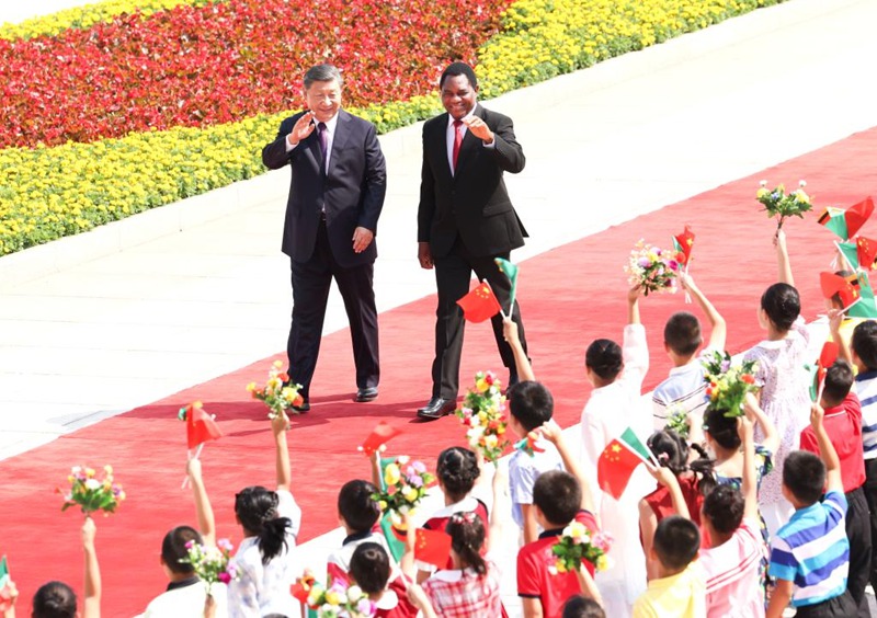 Rais Xi Jinping na mwenzake Hichilema wa Zambia watangaza kuinua hadhi ya uhusiano kati ya China na Zambia