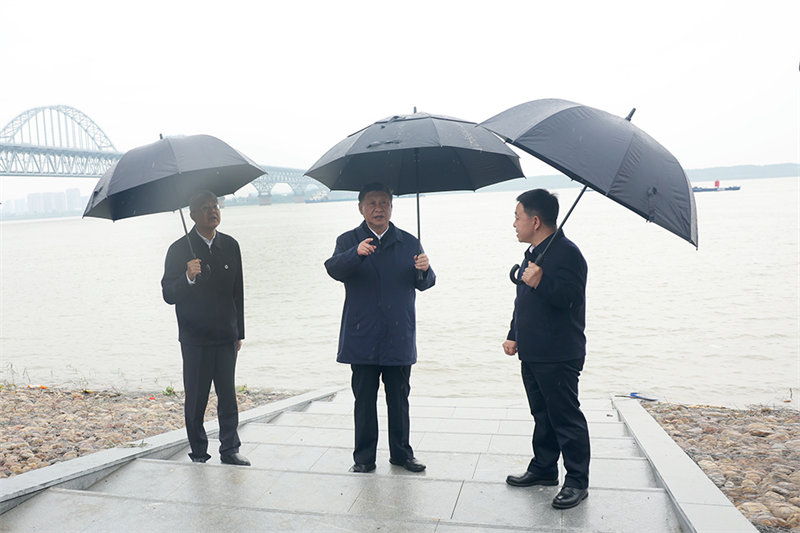 Rais Xi Jinping akagua Mji wa Jiujiang katika Mkoa wa Jiangxi Mashariki mwa China