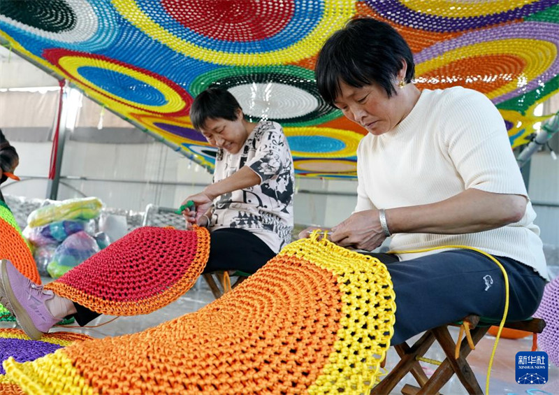 Usokotaji wa Kamba na Nyavu waendeleza Tasnia na Kutajirisha Watu Huko Huimin, Mkoa wa Shandong, China