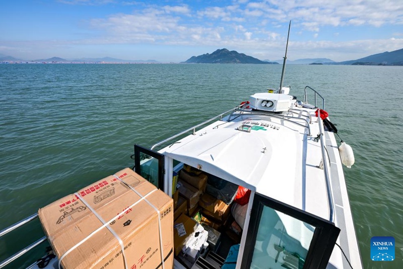 Tarishi mwenye kujituma sana kwenye njia ya baharini ya Mkoa wa Fujian, Kusini Mashariki mwa China