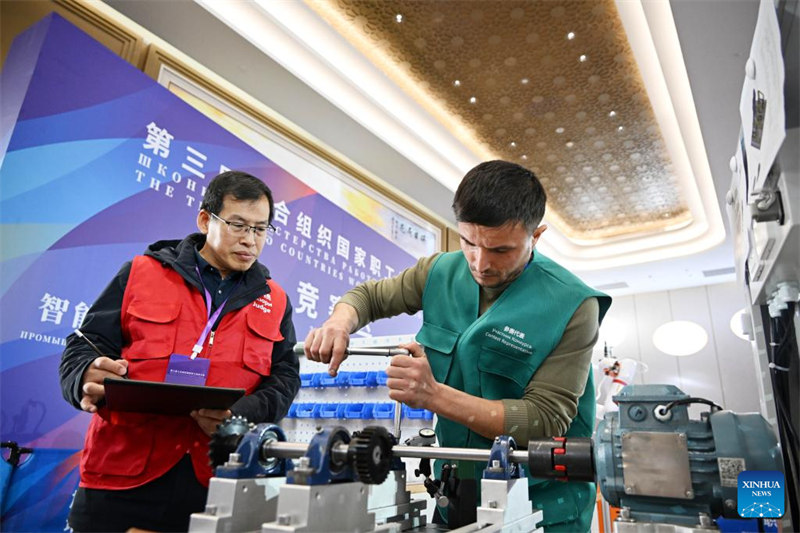 Shindano la 3 la Ufundi stadi wa Wafanyakazi wa Nchi za SCO laanza mjini Qingdao, Shandong, China