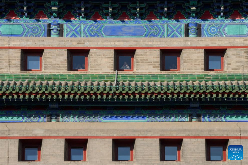 Jengo la Mnara wa Kupigia Mishale wa Zhengyangmen mjini Beijing lafunguliwa tena kwa umma