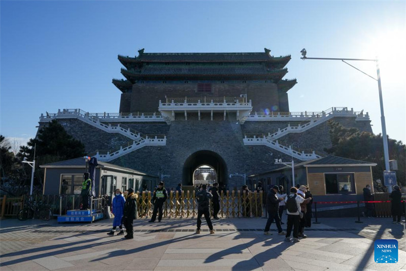 Jengo la Mnara wa Kupigia Mishale wa Zhengyangmen mjini Beijing lafunguliwa tena kwa umma