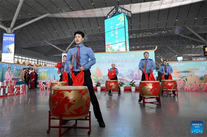 Njia mbili za moja kwa moja za reli ya mwendokasi zaunganisha Mikoa ya Shaanxi na Hubei ya China Bara na Hong Kong