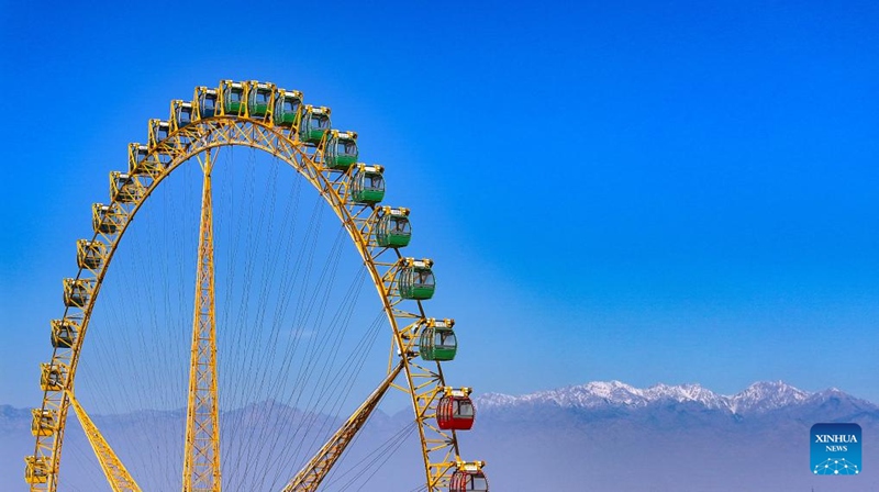 Mandhari ya Theluji ya Milima Helan Mkoani Ningxia, China