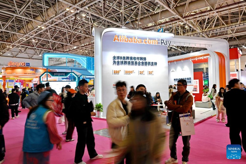 Maonyesho ya 5 ya Biashara ya Mtandaoni ya Kuvuka Mpaka ya China yafunguliwa mjini Fuzhou, China