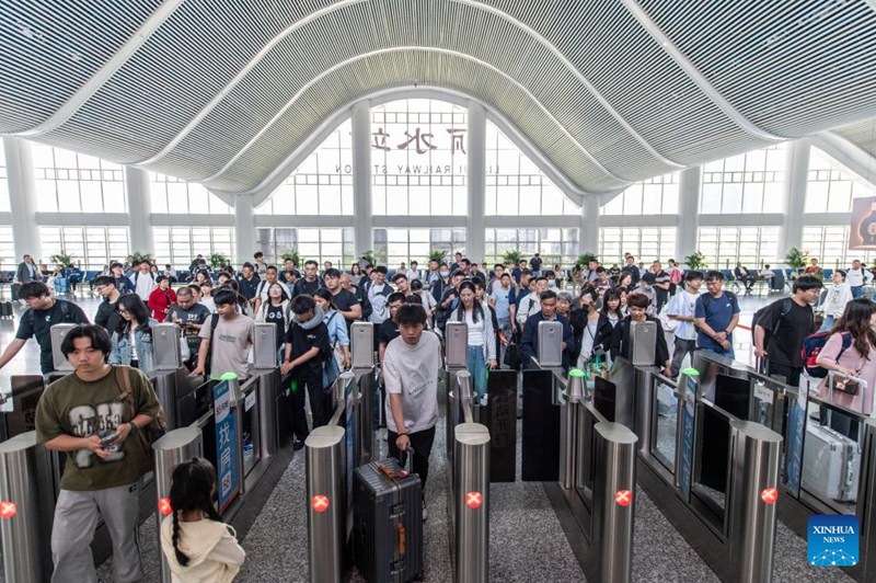 China kushughulikia usafiri wa abiria milioni 144 kwenye njia za reli wakati wa likizo ya Mei Mosi