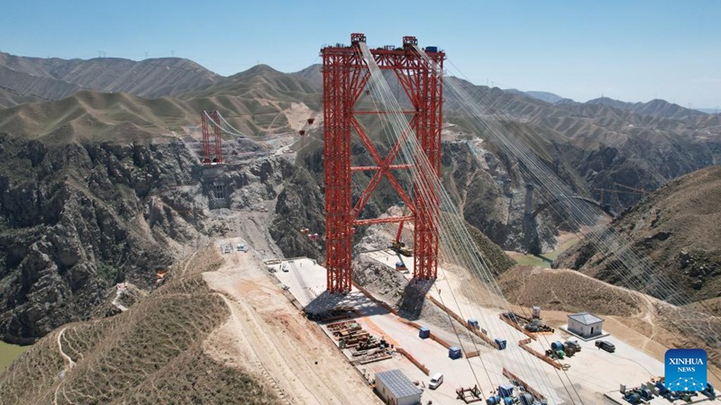 Ujenzi wa sehemu kuu ya Daraja la Taohe la urefu wa mita 562.16 waanza China