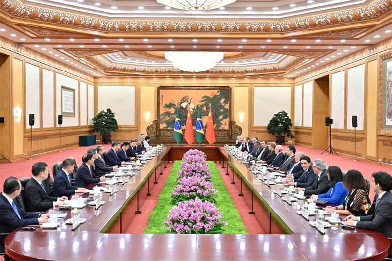 Rais Xi Jinping afanya mazungumzo na Rais wa Brazil Luiz Inacio Lula da Silva