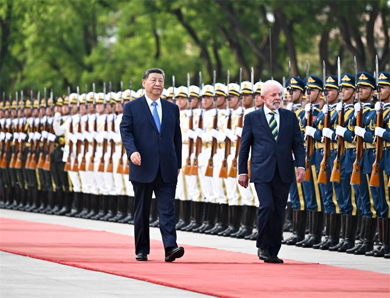 Rais Xi Jinping afanya mazungumzo na Rais wa Brazil Luiz Inacio Lula da Silva