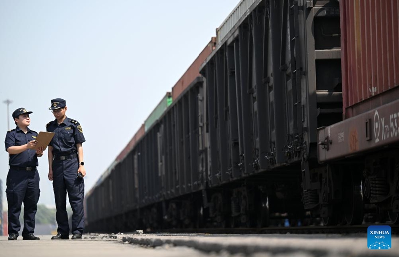 Treni ya mizigo ya China-Asia ya Kati yafunga safari kutoka Bandari ya Tianjin kuelekea Tashkent