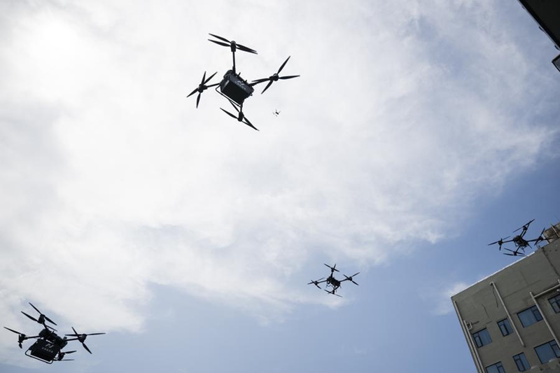 Njia mpya za uendeshaji wa droni zaanza kutumika katika Mji wa Wuhan katikati mwa China