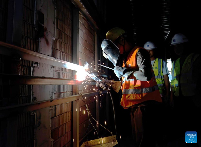 Uwanja wa Ndege wa Kimataifa wa Xiang'an waendelea kujengwa mjini Xiamen, Fujian, China