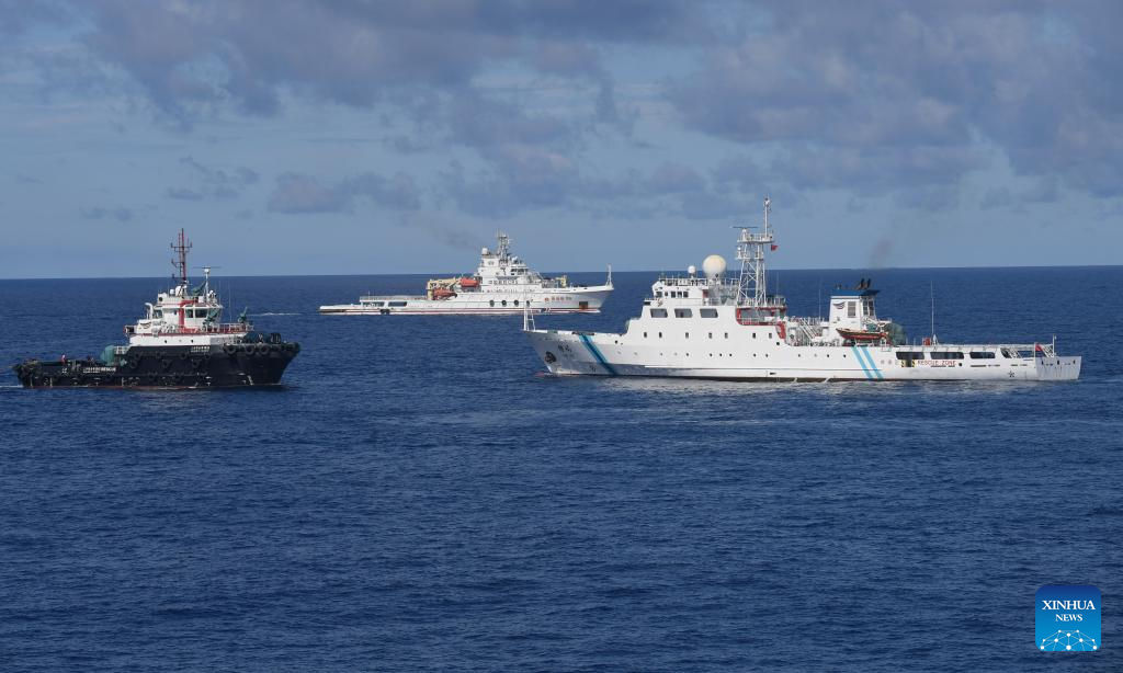 Zoezi la uokoaji wa dharura baharini lafanyika katika Mji wa Sansha, Hainan, China