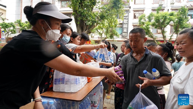 Juhudi za misaada zaendelea katika Wilaya ya Rongjiang iliyokumbwa na mafuriko mkoani Guizhou, China