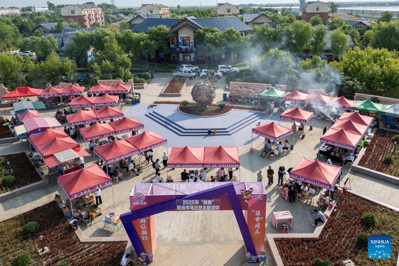 Shughuli yenye maudhui ya Wurigong yafanyika katika kijiji cha Kabila la Wahezhe cha Zhuaji, China