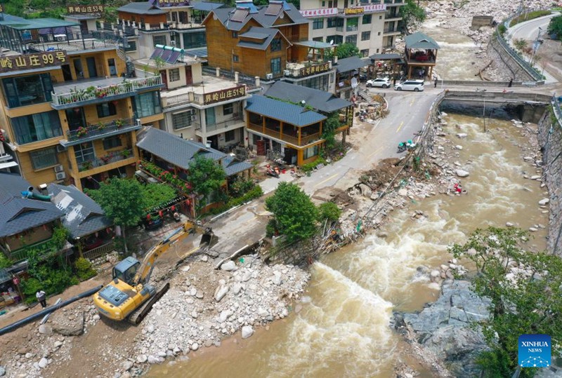 Juhudi za utafutaji na uokoaji zaendelea baada ya mvua kubwa kunyesha katikati mwa China
