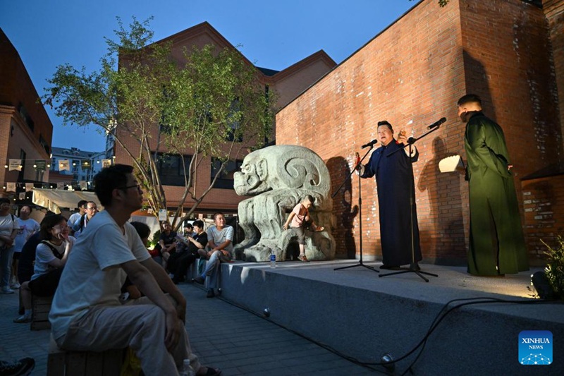 Muonekano wa Mtaa wa Sanaa wa Tianjin, China