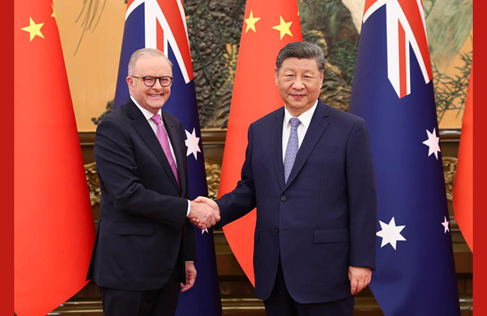 Rais Xi Jinping akutana na Waziri Mkuu wa Australia Anthony Albanese mjini Beijing