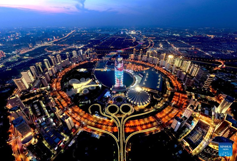 Mandhari ya Mji wa Zhengzhou wa China, mwenyeji wa Mkutano wa Vyombo vya Habari na Washauri Bingwa wa SCO