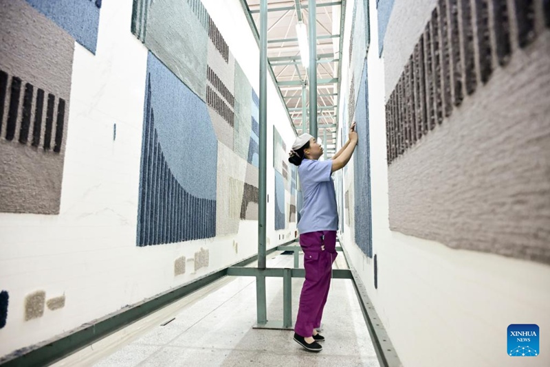 Kazi za mikono za kijadi za ufumaji mazulia ya Kitibet zasukuma ustawi wa vijiji