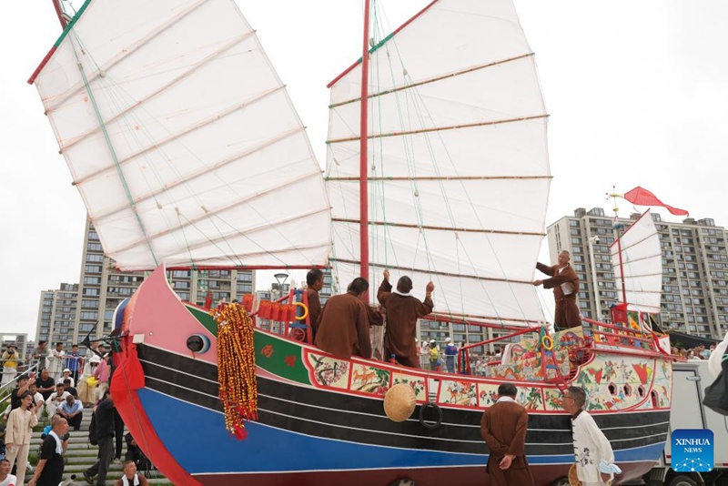 Hafla ya kijadi yafanyika wakati wa kuwadia kipindi cha Dashu mjini Taizhou, Zhejiang, China