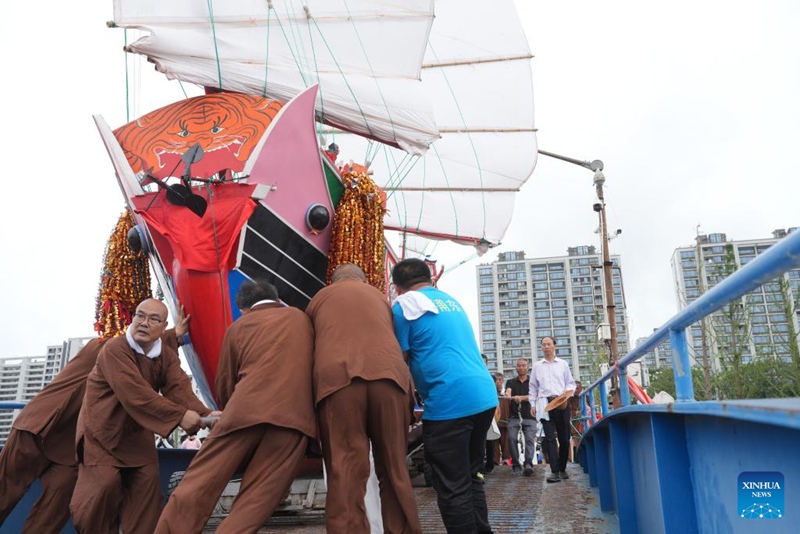 Hafla ya kijadi yafanyika wakati wa kuwadia kipindi cha Dashu mjini Taizhou, Zhejiang, China