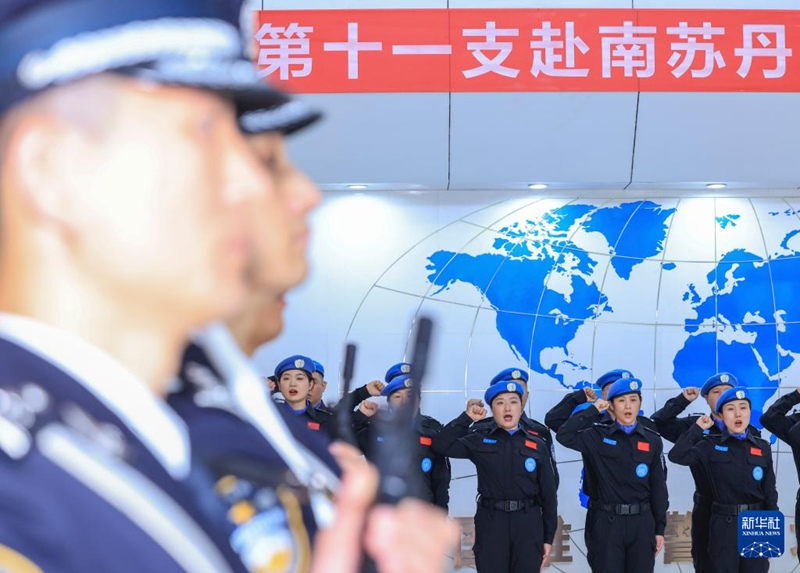 Kikosi cha 11 cha Askari Polisi wa Kulinda Amani wa China chafunga safari ya kwenda Sudan Kusini kutekeleza jukumu la UN