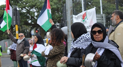 Wahudumu wa afya wa Afrika Kusini waandamana kupinga hatua ya Israel ya kutumia njaa kuwa silaha huko Gaza