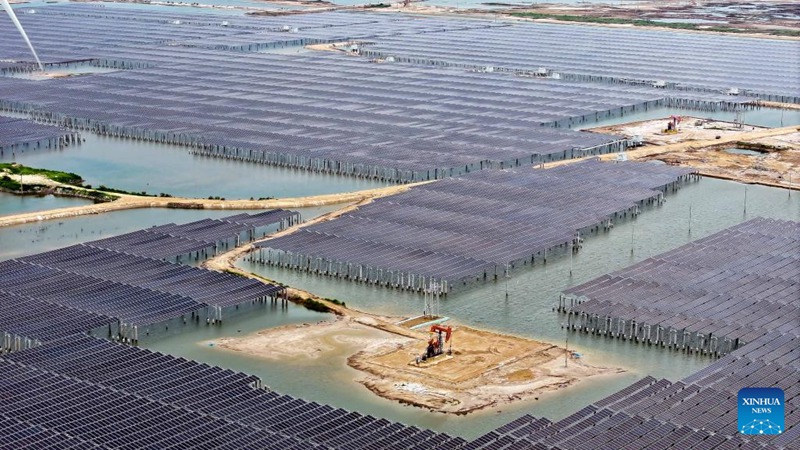 Mji wa Dongying, China watumia ardhi isiyo na matumizi kwenye eneo lenye mafuta kuzalisha nishati safi