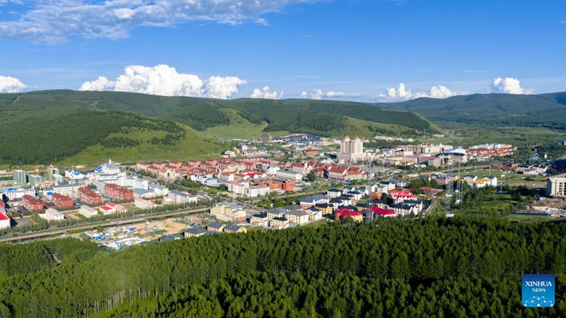 Mandhari ya Arxan yenye vivutio vingi vya utalii, Kaskazini mwa China