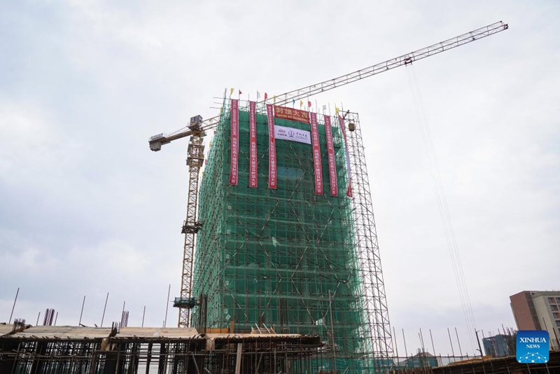 Muundo mkuu wa Jengo la makao makuu ya Shirika la Ndege la Ethiopia lililojengwa na CCECC wakamilika