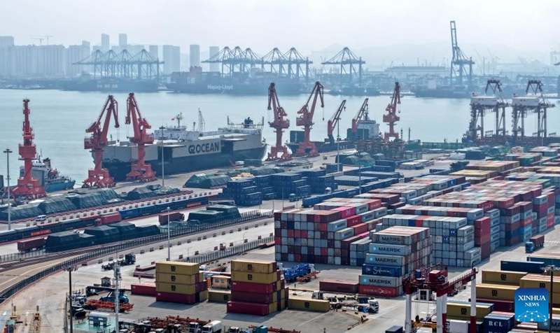 Bandari ya Qingdao yaongeza njia 22 mpya kusafirisha mizigo nje ya nchi mwaka huu