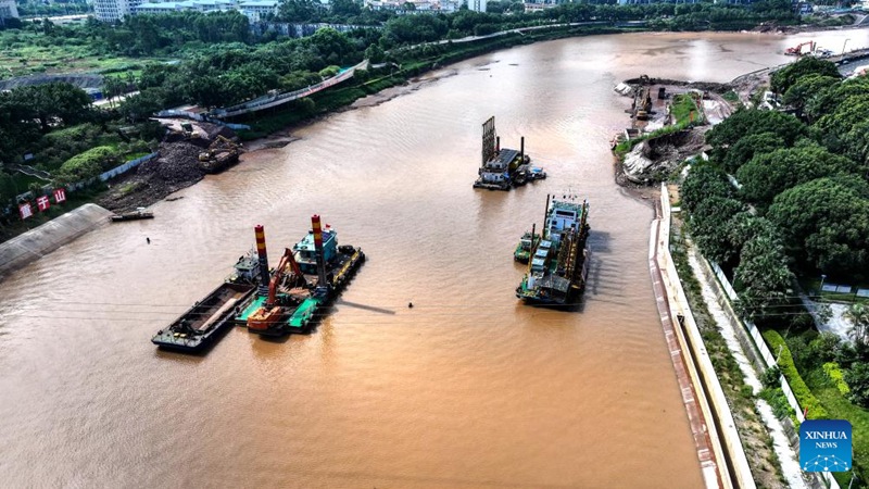 Ujenzi wa mfereji wa Pinglu waendelea vizuri mjini Qinzhou Mkoani Guangxi, China