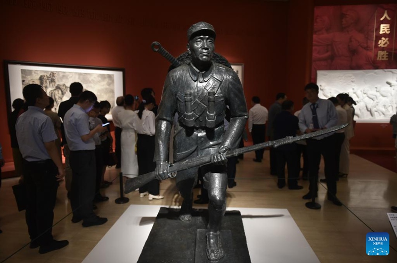 Maonyesho ya kuadhimisha miaka 80 ya ushindi wa vita dhidi ya uvamizi wa Wajapan, na ushindi wa kupinga ufashisti yafunguliwa Beijing