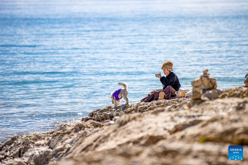 Mandhari ya Ziwa Nam Co, Xizang, China