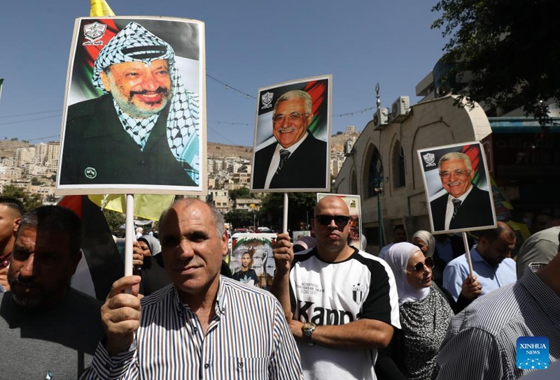 Watu washerehekea Nchi za Magharibi kutambua nchi ya Palestina katika Ukingo wa Magharibi