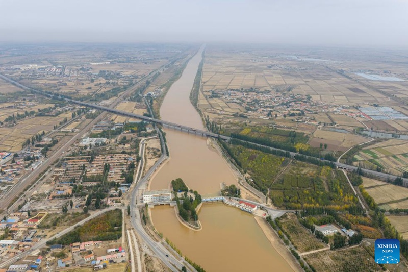 Umwagiliaji maji kutokana na kubadilika kwa majira wafanyika Bayannur, Mkoa wa Mongolia ya Ndani, China