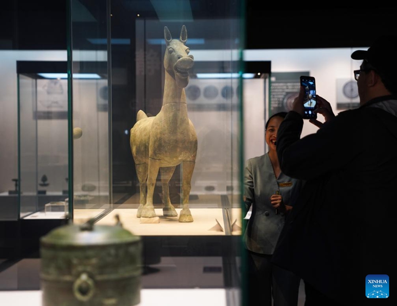 Muonekano wa Jumba la Makumbusho ya Utamaduni wa Kabila la Wahan katika Wilaya ya Hepu, Guangxi, China