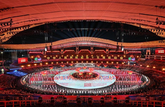 Ufunguzi wa Michezo ya Kitaifa ya China waonesha umoja, utamaduni na uvumbuzi