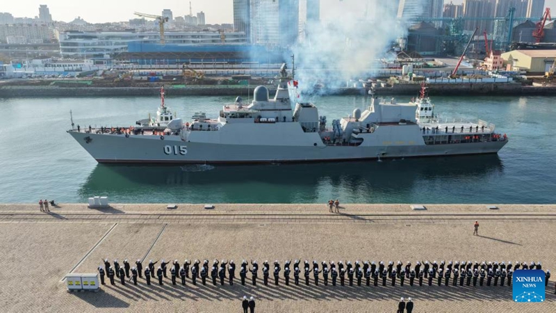 Manowari ya kombora la kuongozwa ya Vietnam yafanya ziara katika Mji wa Qingdao mashariki mwa China