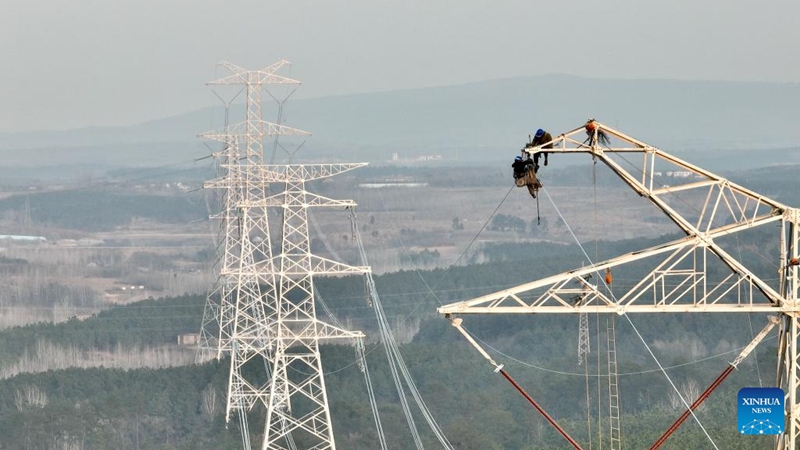 Ujenzi wa mradi mkuu wa njia ya kusambaza umeme wa 500-kV katika Mkoa wa Anhui wa China wakamilika
