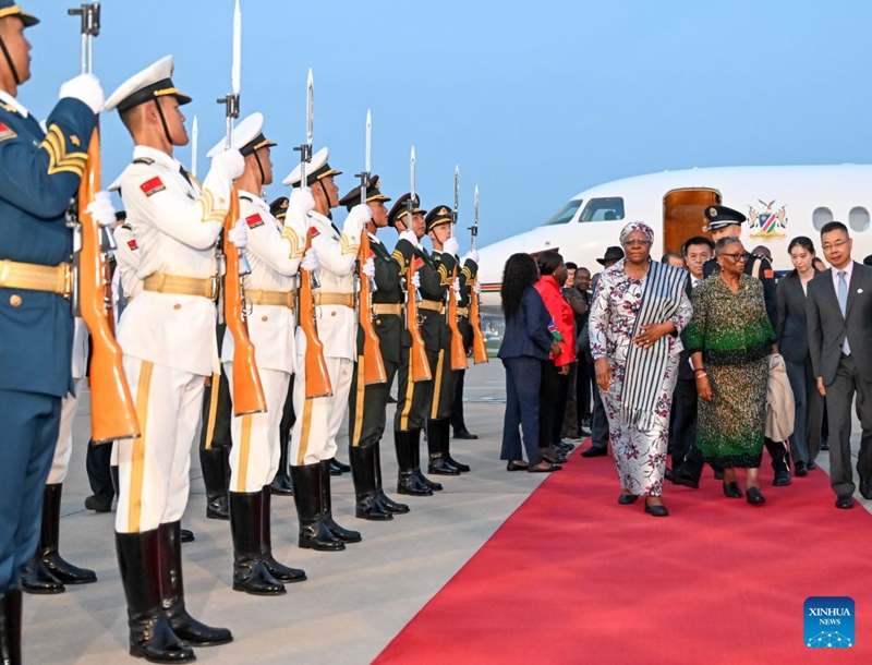 Rais wa Namibia awasili Beijing