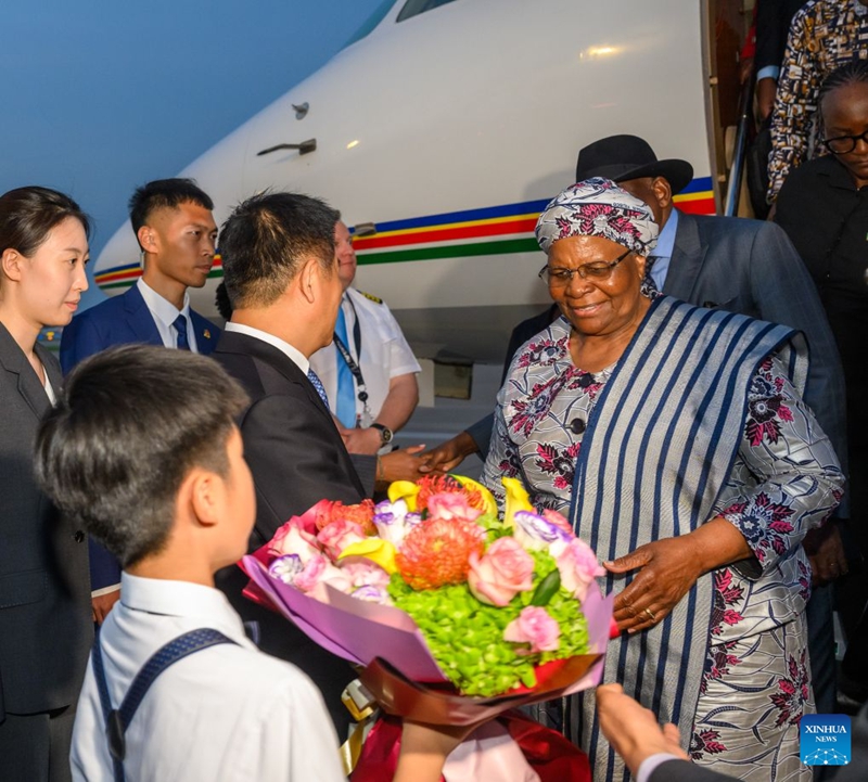 Rais wa Namibia awasili Beijing