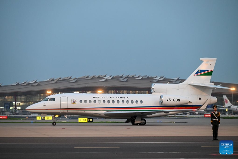 Rais wa Namibia awasili Beijing