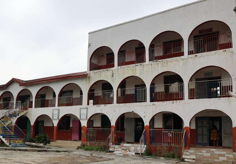 Picha hii iliyopigwa Julai 10, 2026 ikionyesha jengo la Shule ya Kimataifa ya Zenaddo, huko Accra, Ghana. (Picha na Seth/Xinhua)