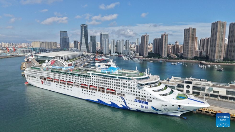 Shughuli ya kutembelea meli ya kitalii yaanza kama sehemu ya Tamasha la Bia la Kimataifa la Qingdao, China