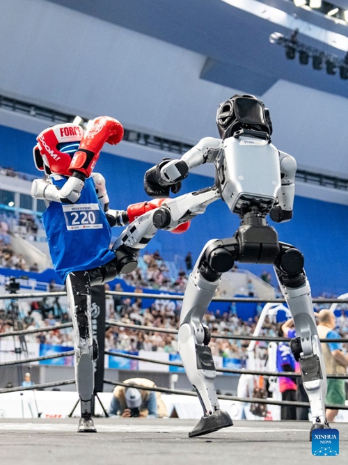Michezo ya pili ya Roboti za Umbo la Binadamu Duniani yafanyika Beijing, China